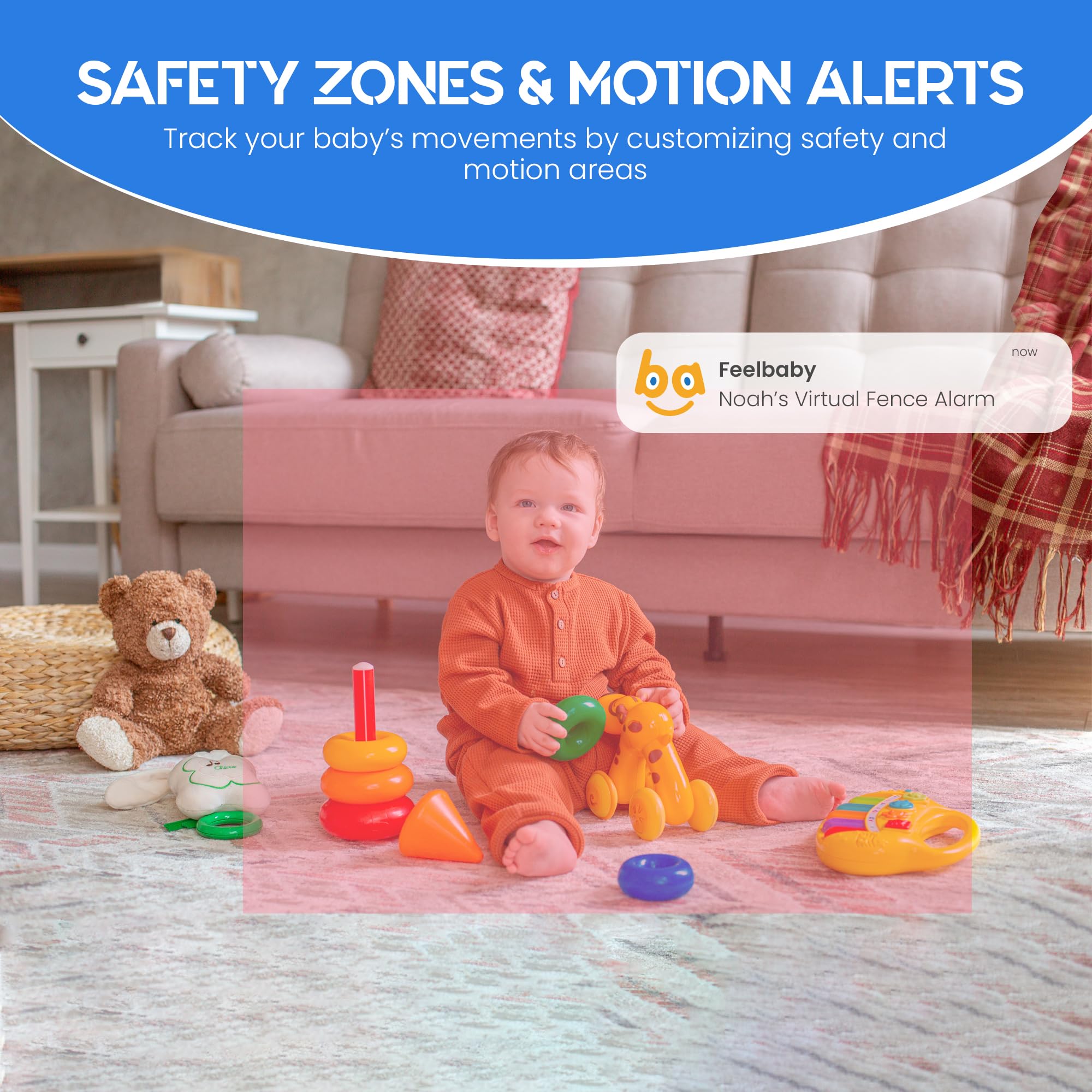 Woneya Baby Monitor - Premium WiFi Camera with Night Vision thumbnail 4